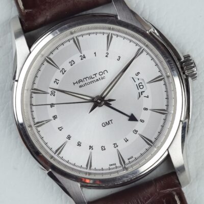 Hamilton Jazzmaster Traveler GMT Referencia H325850 / H32585557 – 42 mm